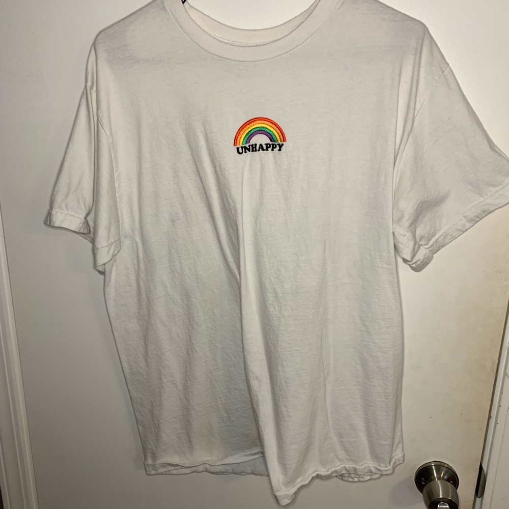 Unisex Unhappy Rainbow Tee